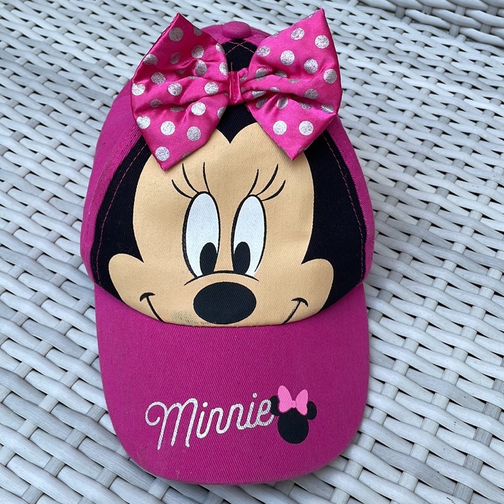 Disney Minnie Mouse Ears Baseball Cap - Size-Toddler